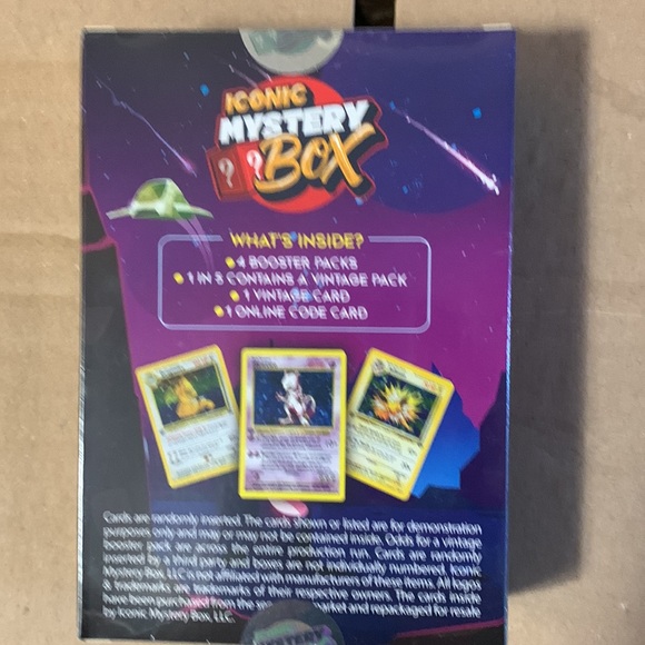 Brand new still sealed Iconic Pokémon mystery boxes - Picture 3 of 4